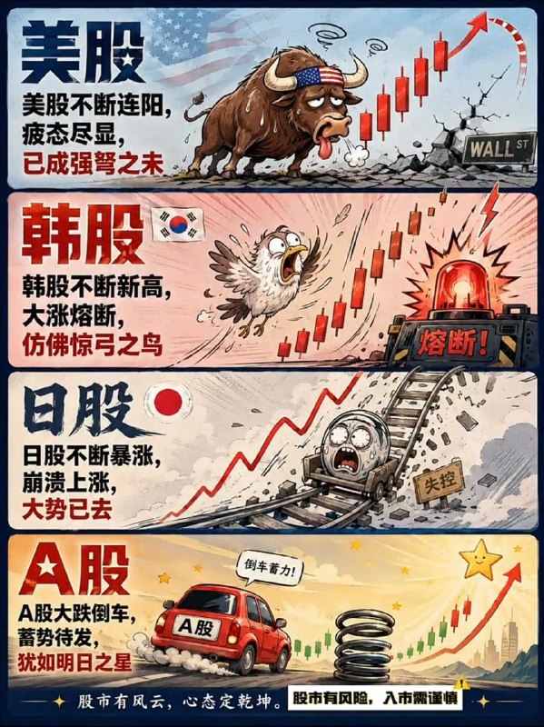 1. 美股不断连阳，疲态尽显，已成强弩之未