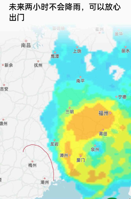 #台风 绕过广东，直奔福州#台风 绕过广东，直奔福州